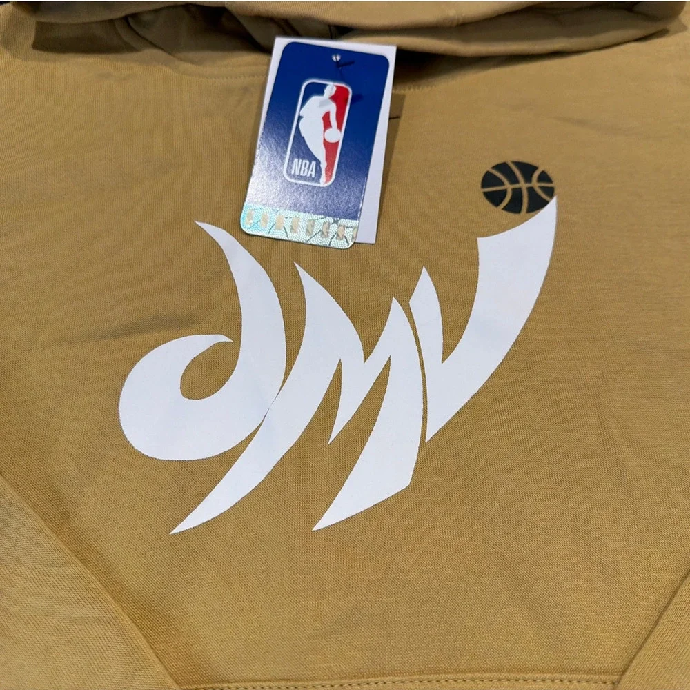 NWT Nike NBA Washington Wizards Pullover Hoodie, Youth XL (18/20), Tan
